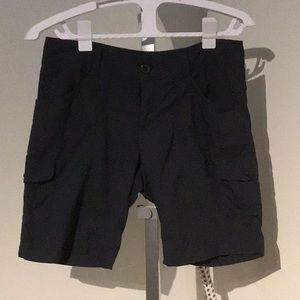 Columbia blue gray nylon shorts